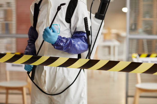 Professional Biohazard Cleanup technician working in Clifton, TN